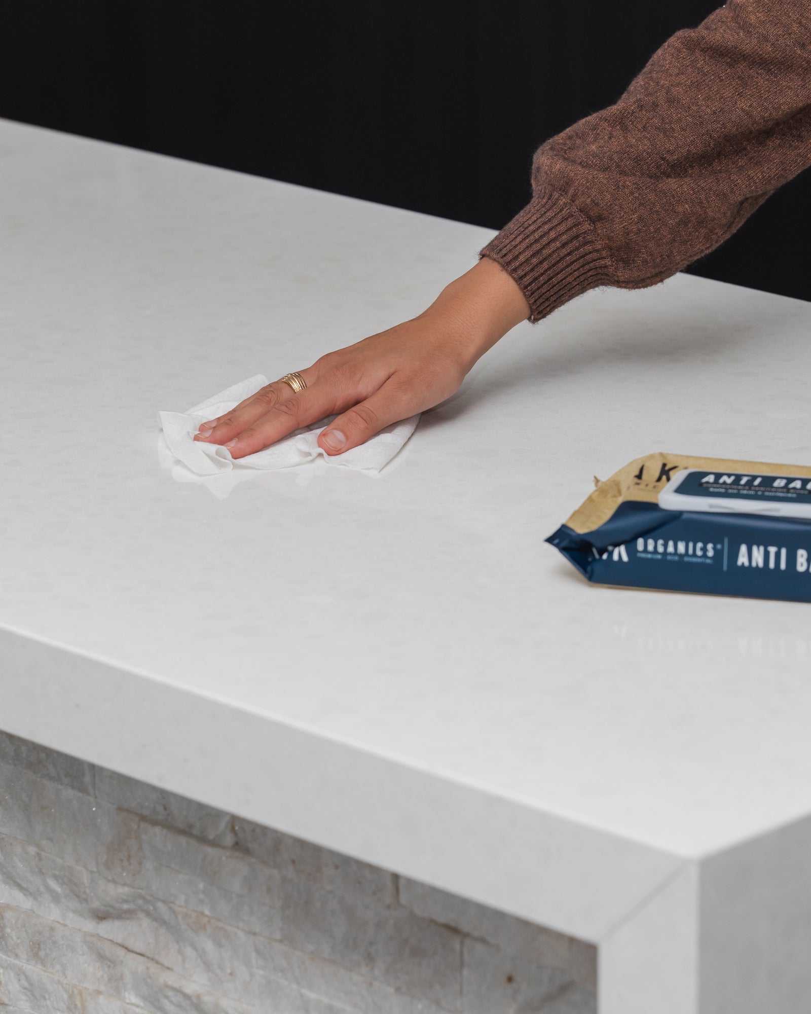 ANTI-BAC | All-Natural Compostable Sanitising Wipes | BULK CARTON - 24 packs