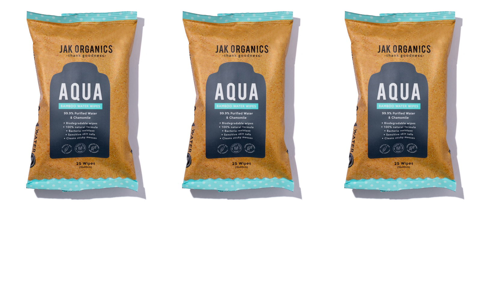 AQUA Mini | ECO WATER WIPES | VALUE SET - 3 packs
