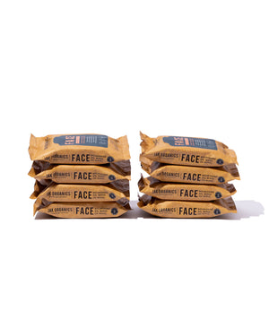 FACE wipes | Cleansing and remarkably hydrating wipes + very easy make-up removal | BULK BOX - 8 Packs