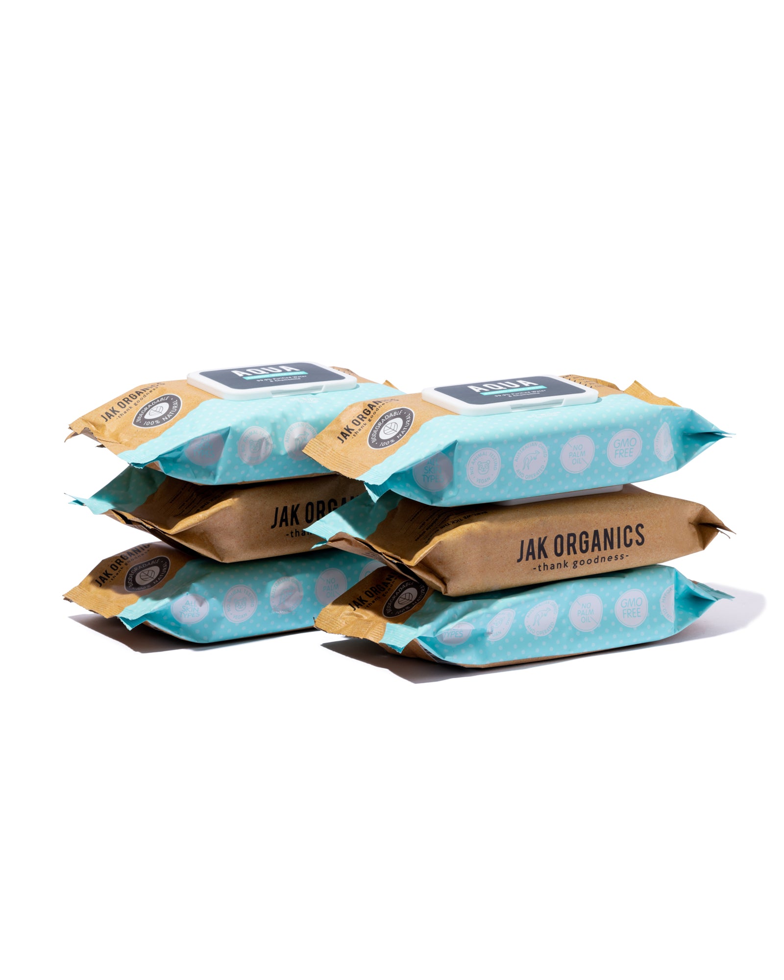 AQUA | Eco Water Wipes | VALUE BOX - 6 packs