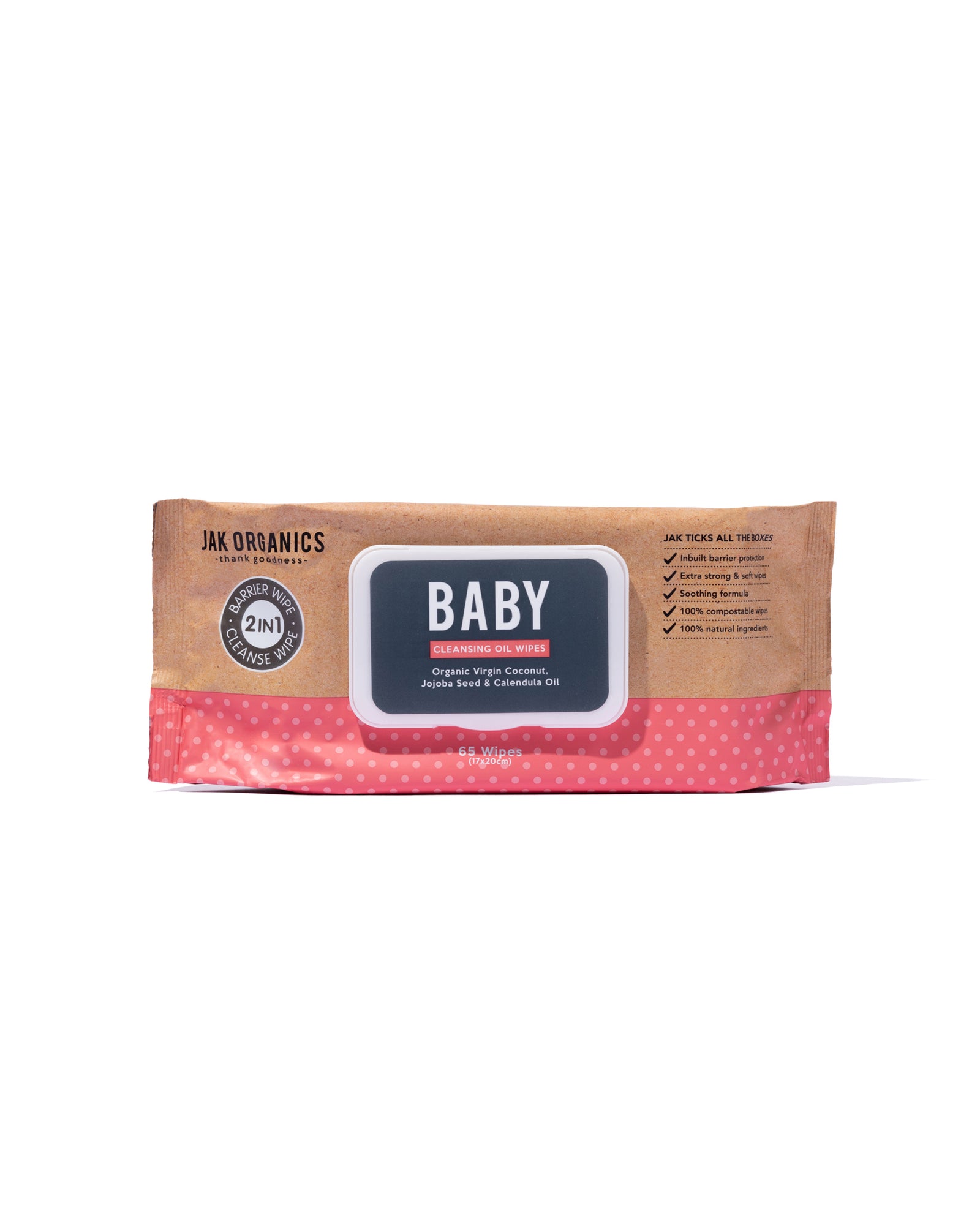 BABY 2-in-1 | Cleansing & Barrier wipes | SINGLE - 1 pack